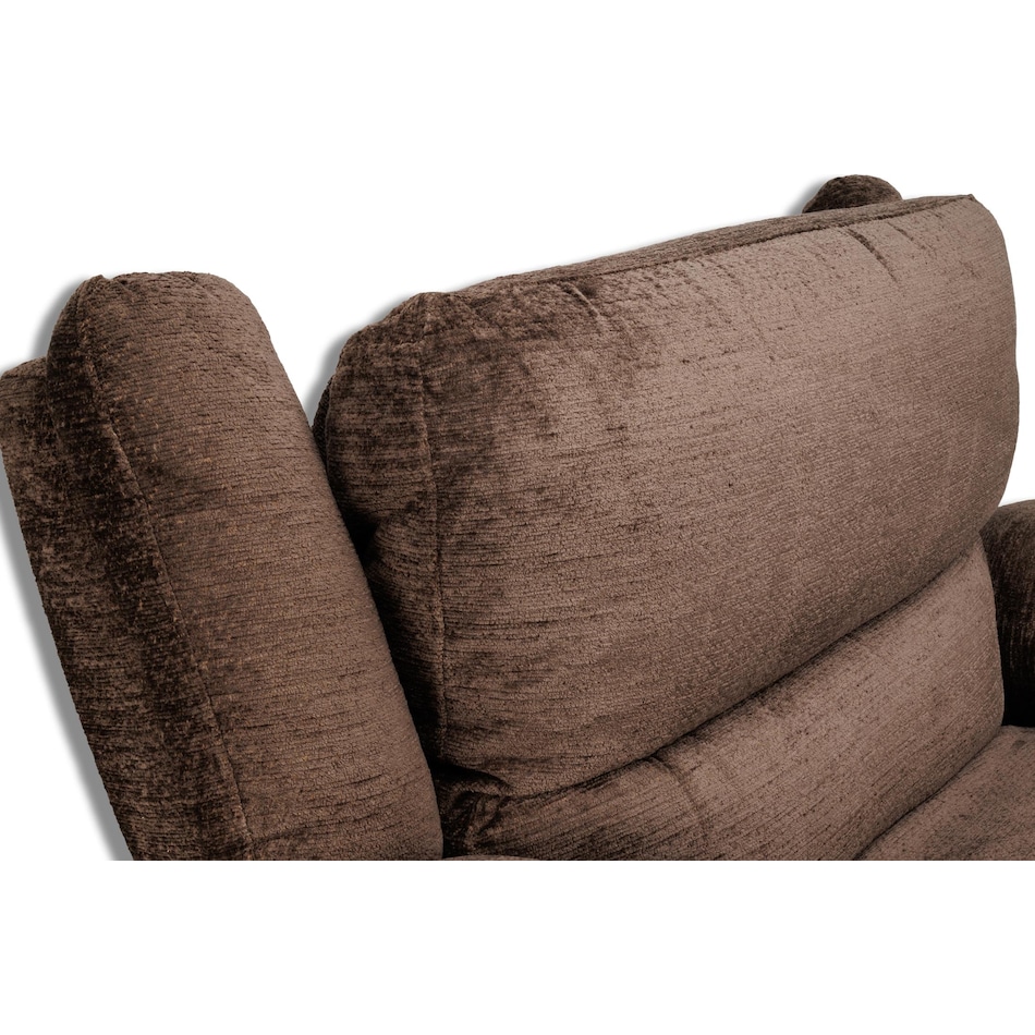lucy brown power reclining sofa   