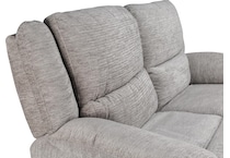lucy grey power reclining loveseat   