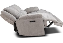 lucy grey power reclining loveseat   