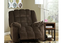 ludden cocoa rocker recliner   