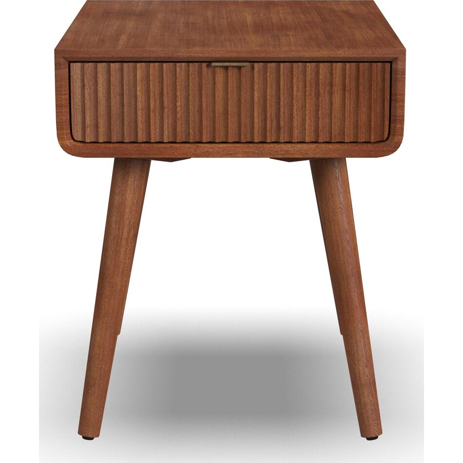 ludwig brown end table   