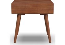 ludwig brown end table   