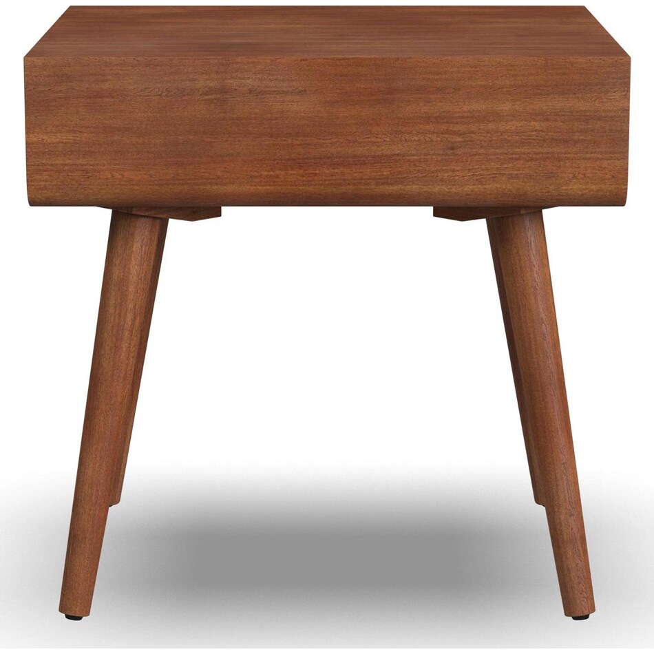 ludwig brown end table   