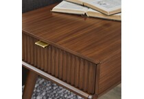 ludwig brown end table   
