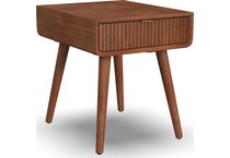 ludwig brown end table   