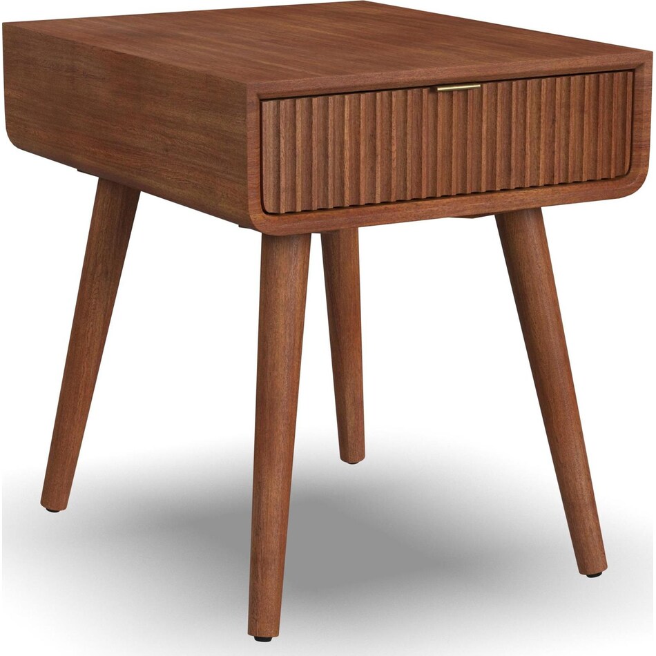 ludwig brown end table   