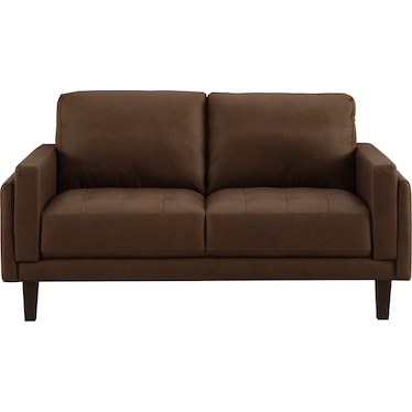 LUSSO LEATHER LOVESEAT