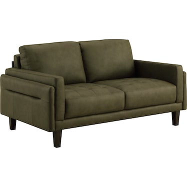 LUSSO LEATHER LOVESEAT