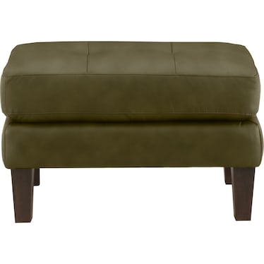 LUSSO LEATHER OTTOMAN