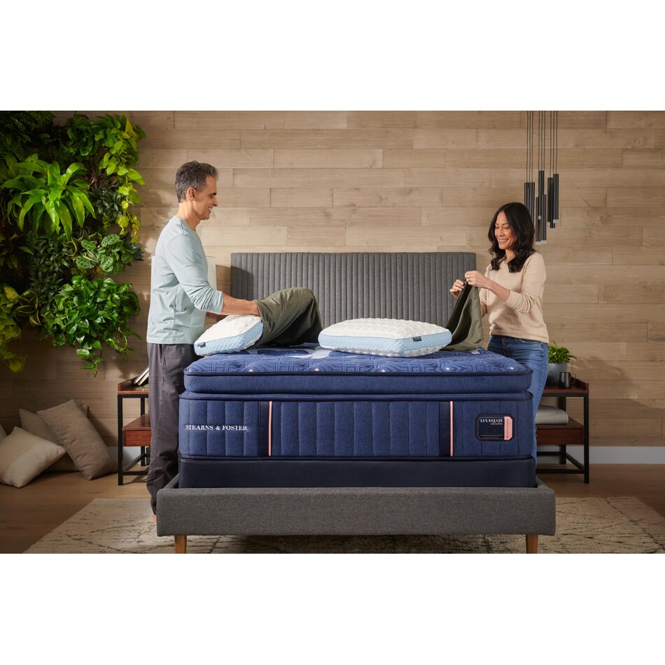 lux estate firm pt mattress mattress cal king   