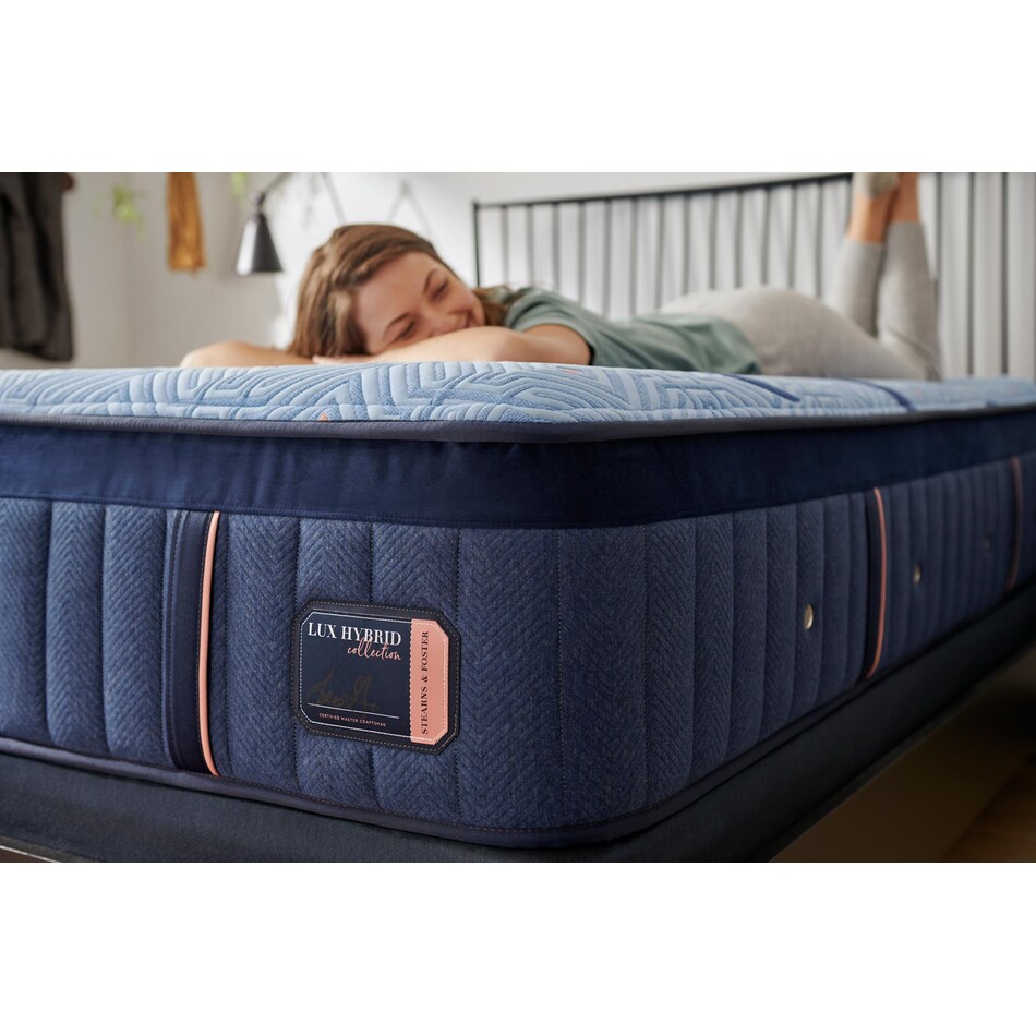 lux hybrid firm mattress cal king   