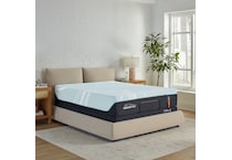luxe adapt  firm blue mattress king   
