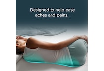 luxe adapt  firm blue mattress queen   