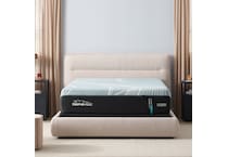 luxe adapt  medium hybrid blue mattress cal king   
