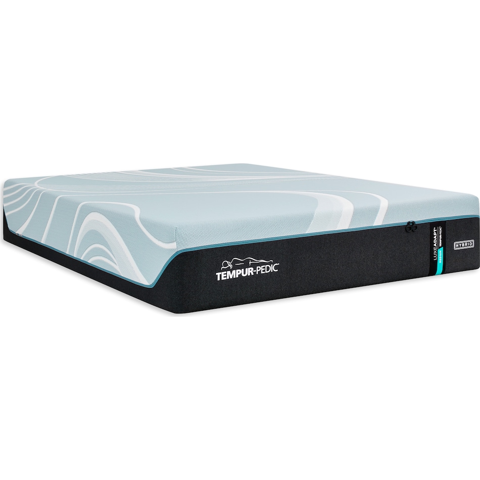 luxe adapt  medium hybrid blue mattress cal king   