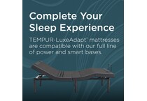 luxe adapt  medium hybrid blue mattress cal king   