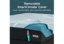 luxe adapt  medium hybrid blue mattress cal king   