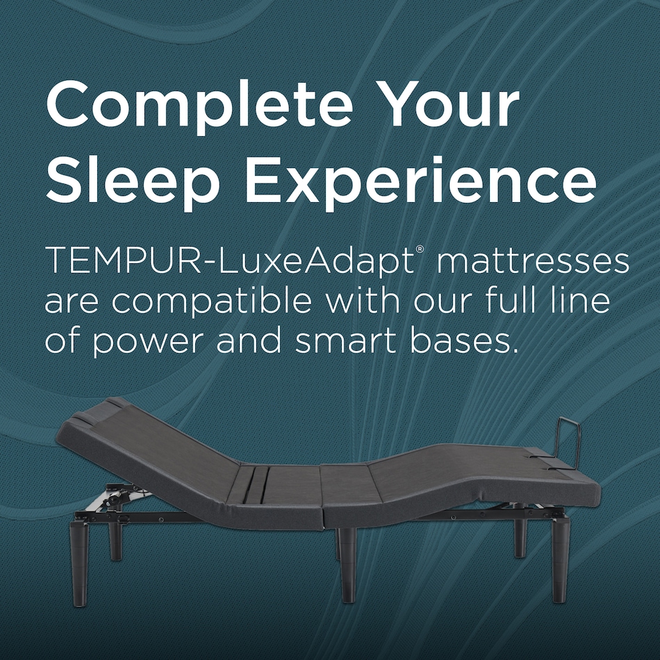 luxe adapt  medium hybrid blue mattress king   