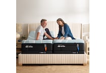 luxe adapt  medium hybrid blue mattress king   
