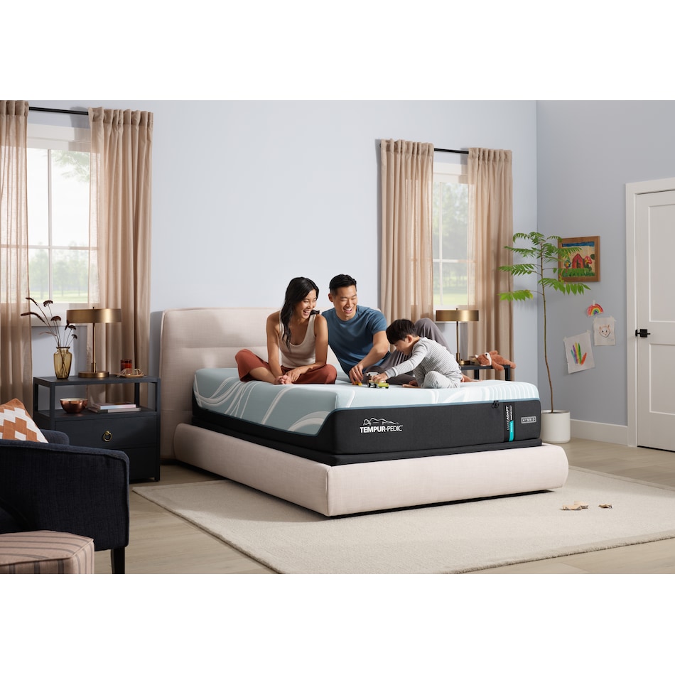 luxe adapt  medium hybrid blue mattress twin xl   