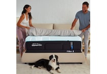 luxe adapt  soft blue mattress cal king   