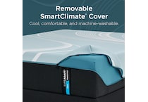 luxe adapt  soft blue mattress cal king   