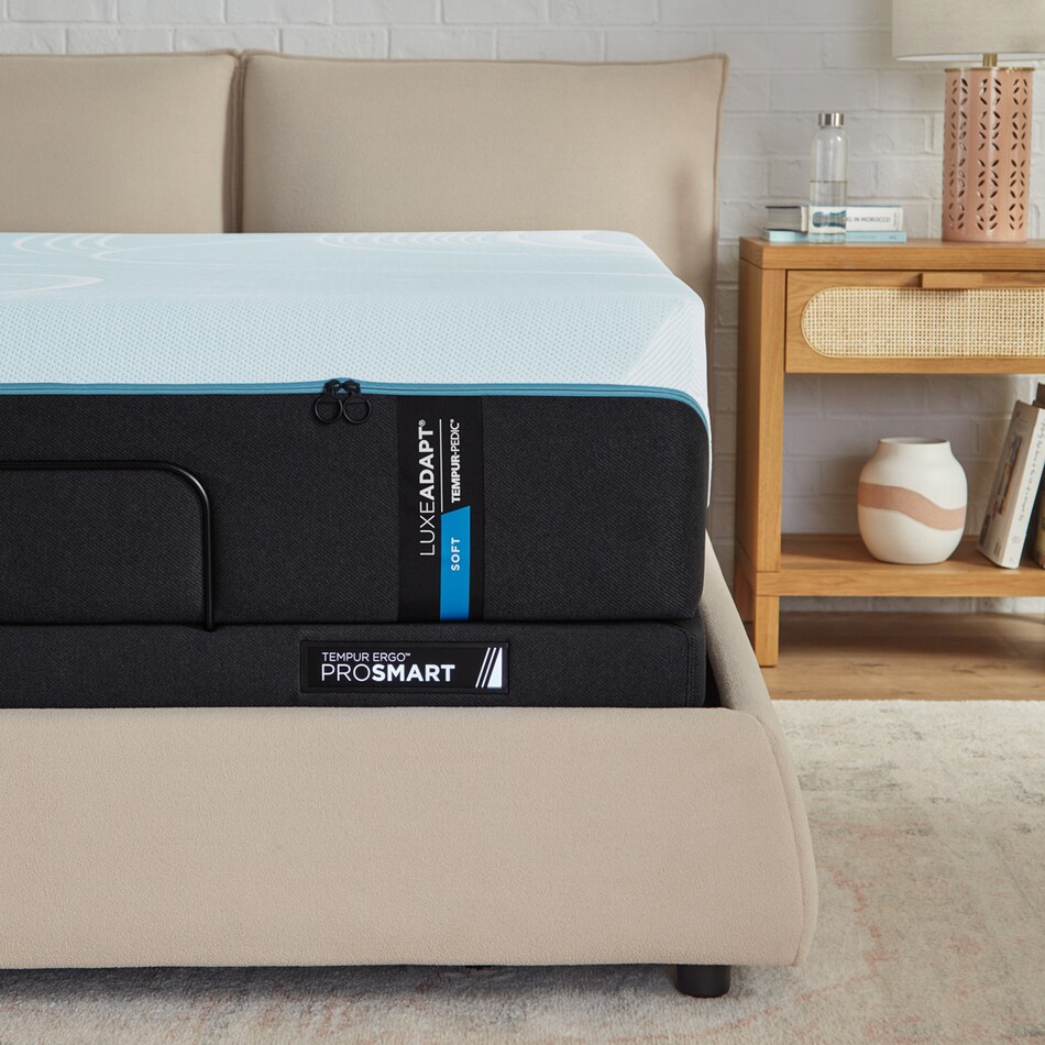 luxe adapt  soft blue mattress king   