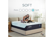 luxe adapt  soft blue mattress king   