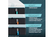 luxe adapt  soft blue mattress king   