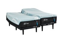 luxe adapt  soft blue mattress queen   