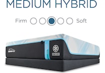 luxe breeze  medium hybrid mattress king   