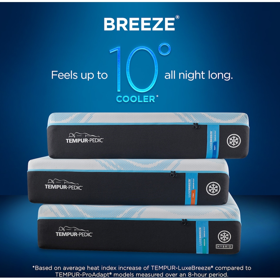 luxe breeze  medium hybrid mattress twin xl   