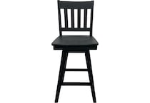 lydia black barstool   