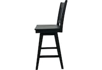 lydia black barstool   