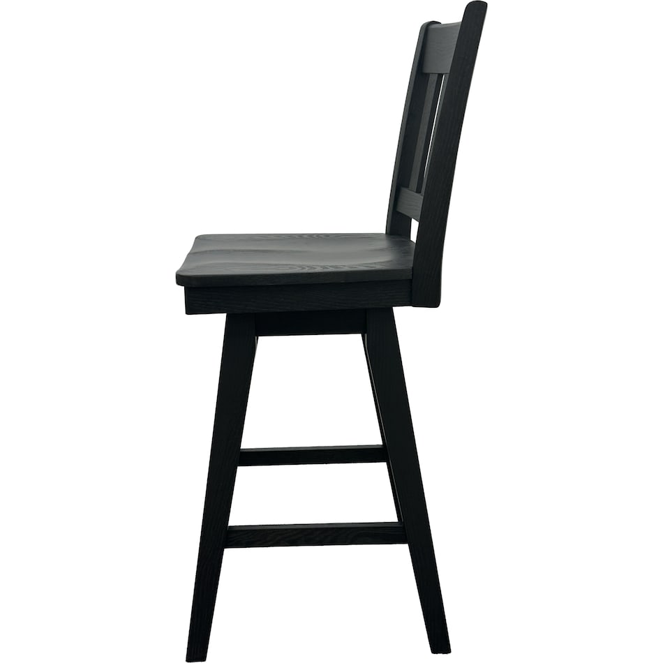 lydia black barstool   