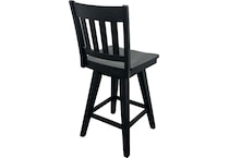 lydia black barstool   