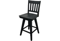 lydia black barstool   