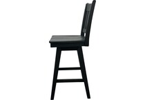 lydia black barstool   