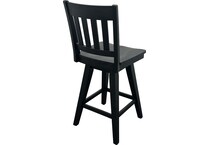lydia black barstool   