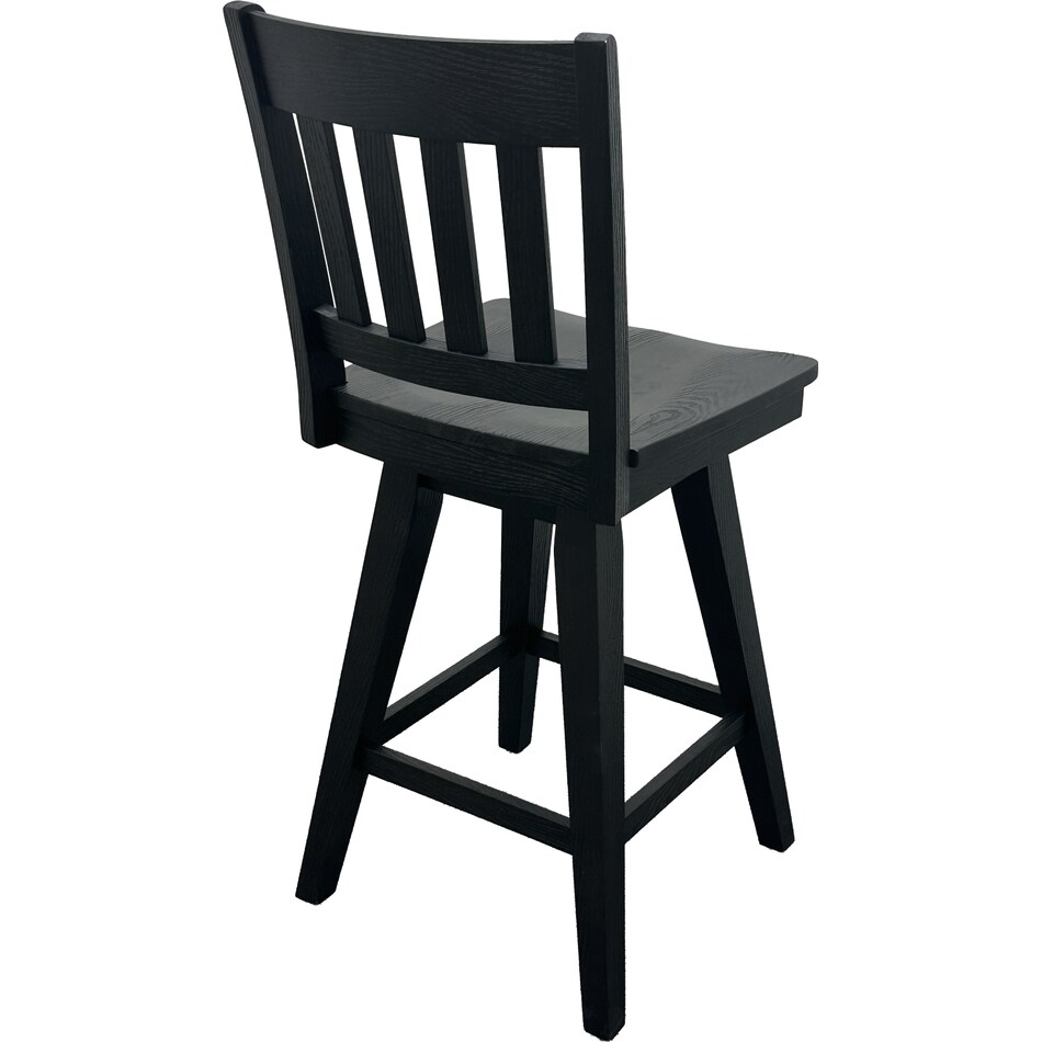 lydia black barstool   