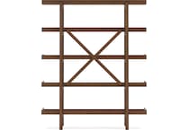 lyncott brown bookcase   