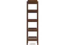 lyncott brown bookcase   