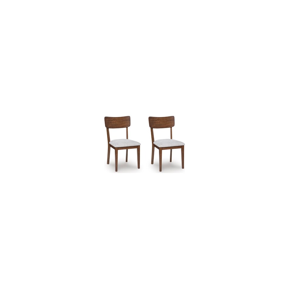 lyncott brown side chair   