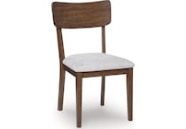 lyncott brown side chair   