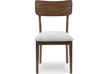 lyncott brown side chair   