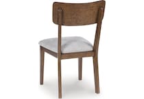 lyncott brown side chair   