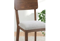 lyncott brown side chair   