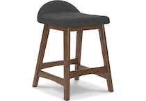 lyncott charcoal counter chair   