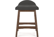 lyncott charcoal counter chair   