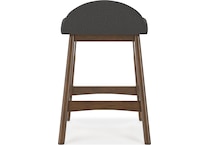 lyncott charcoal counter chair   